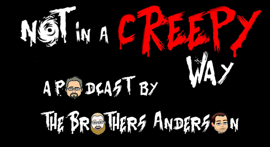 logo for podcast and website of Not in a Creepy Way