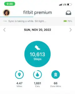 2022-11-20 FItBit