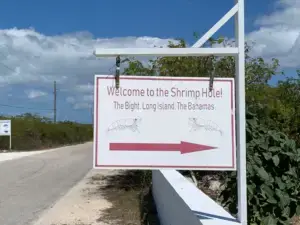 The Shrimp Hole at The Bight, Long Island, The Bahamas