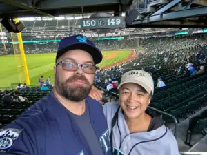 2023-09-30, Kevin & Sheli at TMobile Park for Mariners Game