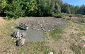 labyrinth at Grace Episcopal Church; Bainbridge Island, WA