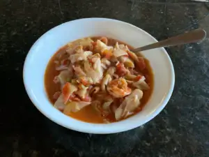 I love shrimp gumbo!