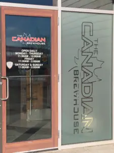 Despite the fact that it's a brewhouse, we only drank water. Our age must be catching up with us...