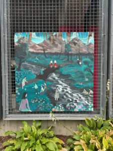 Children's Hospital in Colorado bridge painting