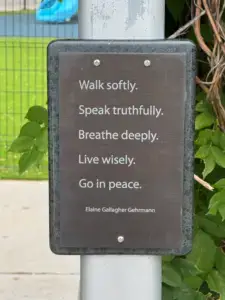 Children's Hospital in Colorado labyrinth - Signage