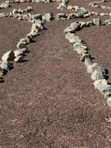 Episcopal Church of the Apostles labyrinth, the narrow path
