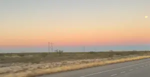 Roswell sunset (courtesy of Mother Nature, NOT aliens)