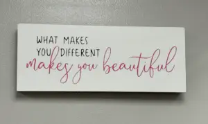 Encouraging signage in the Odessa Family YMCA