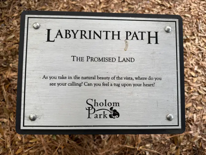2024-12-15 Shalom Park - Labyrinth Path - The Promised Land
