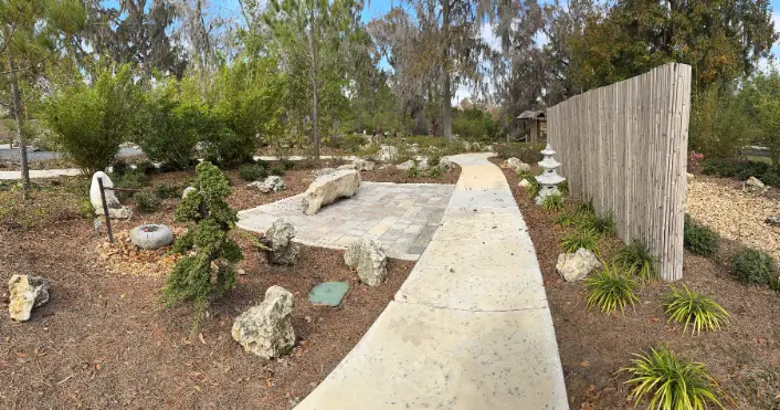 Shalom Park Zen Garden path (Ocala, FL)