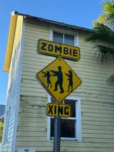 Zombie Crossing sign (Fort Pierce, FL)