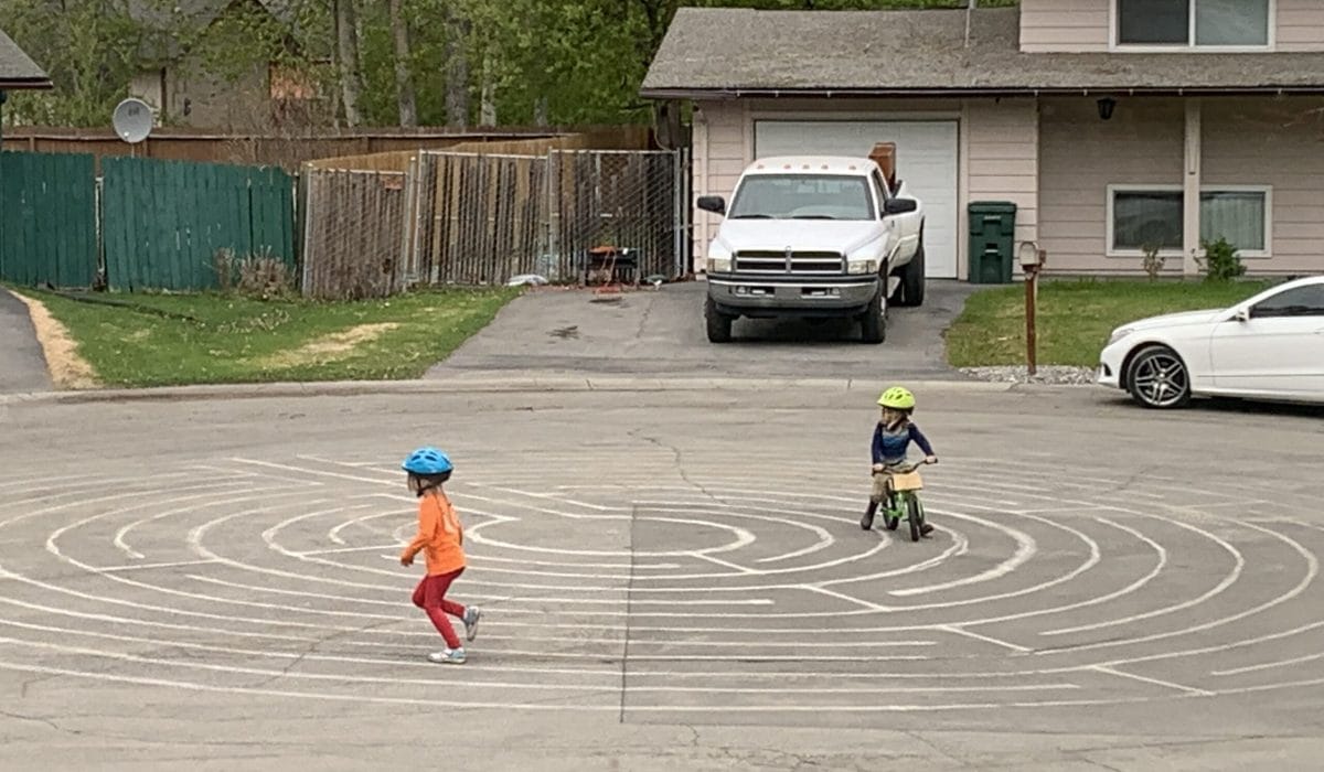 Salem Court labyrinth