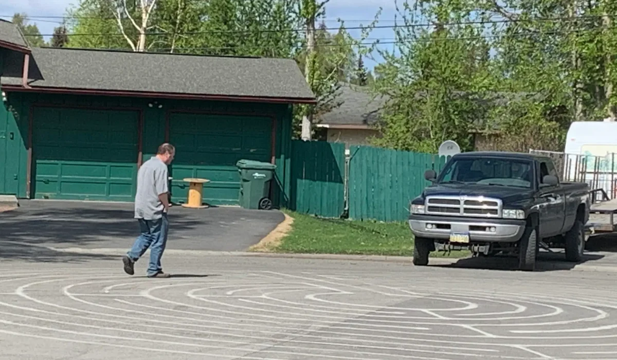 Salem Court labyrinth