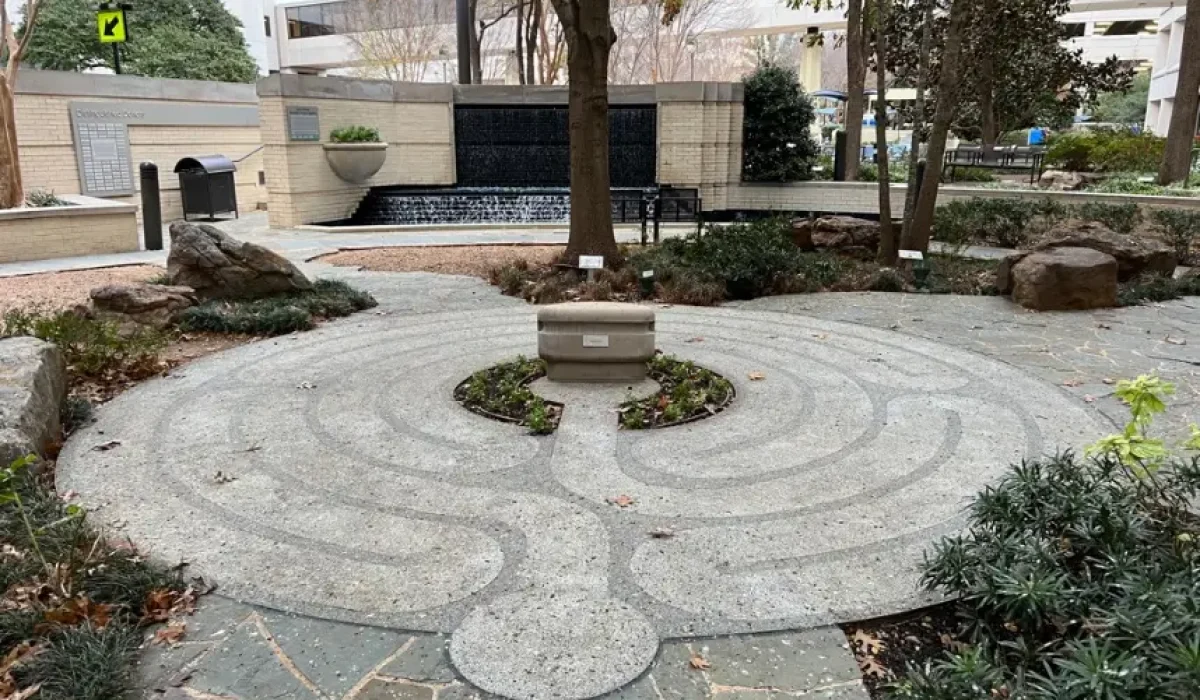 Labyrinth at Baylor Hospital in Dallas, Texas