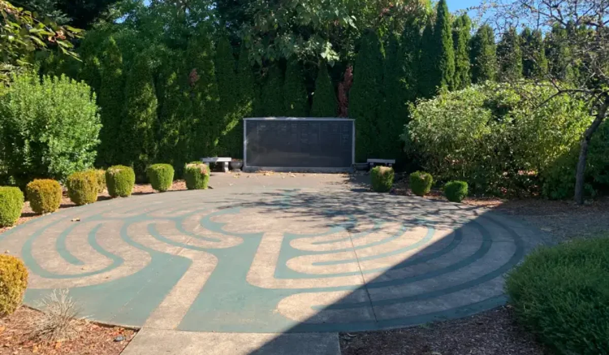 Labyrinth at St James Episcopal Church, Tigard, Oregon