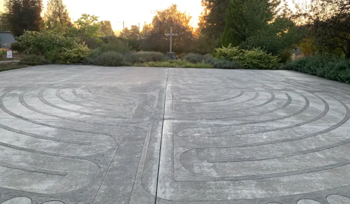 2022-09-26 labyrinth at St Lukes Episc Gresham OR