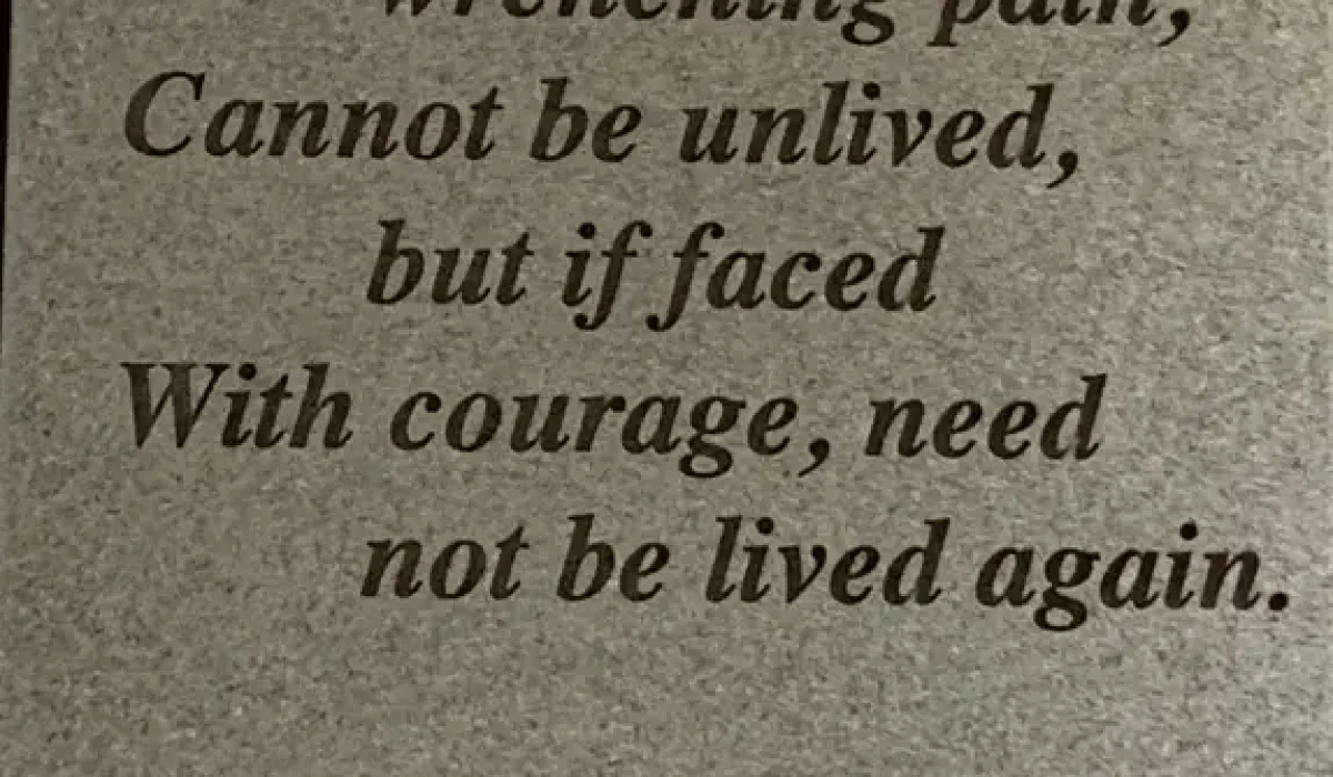 2022-11-30 Holocaust Museum, Maya Angelou