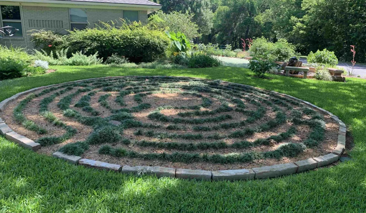 Labyrinth at Private Residence in Dallas, TX