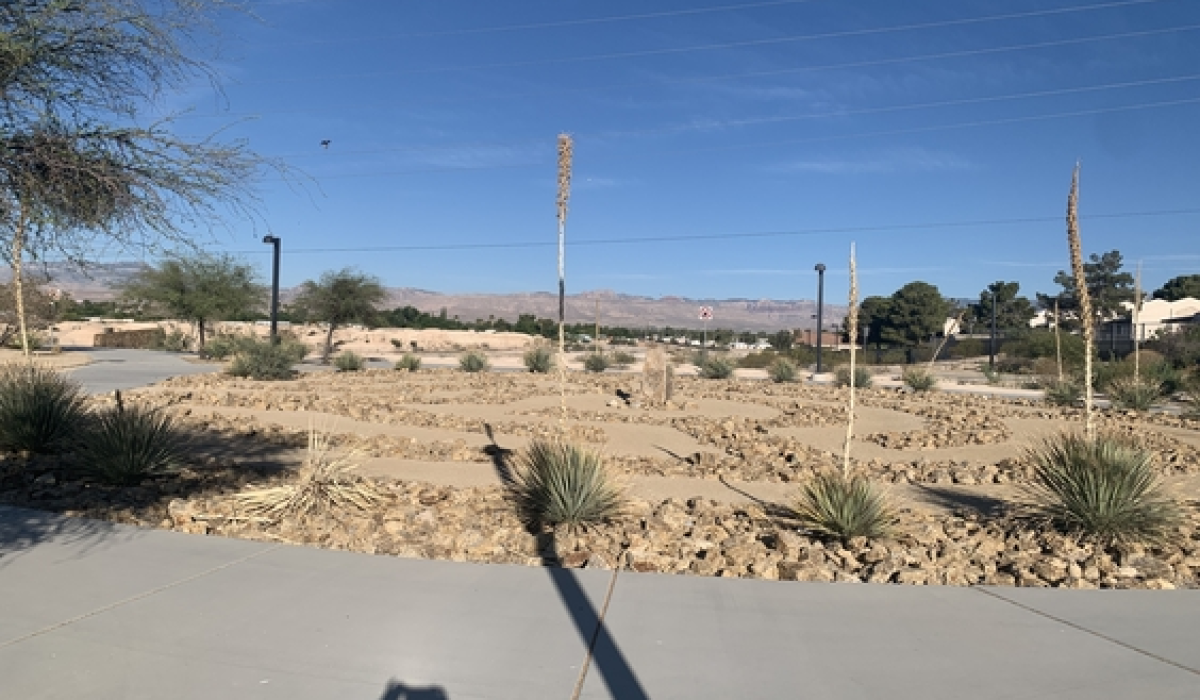 Labyrinth at Charlie Frias Park in LV, NV