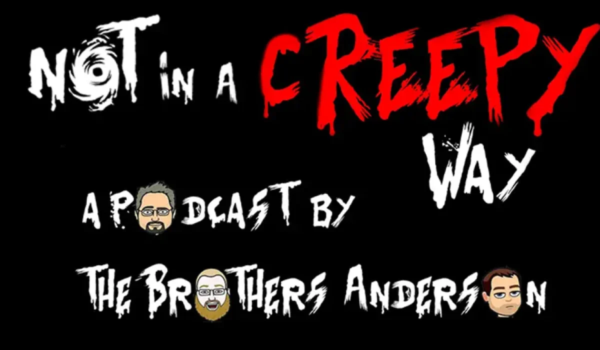 logo for podcast and website of Not in a Creepy Way