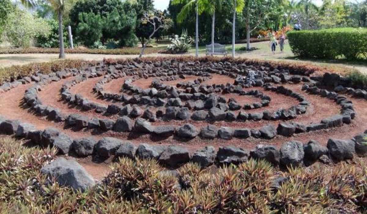 Paleaku Gardens labyrinth, Captain Cook, Hawaii