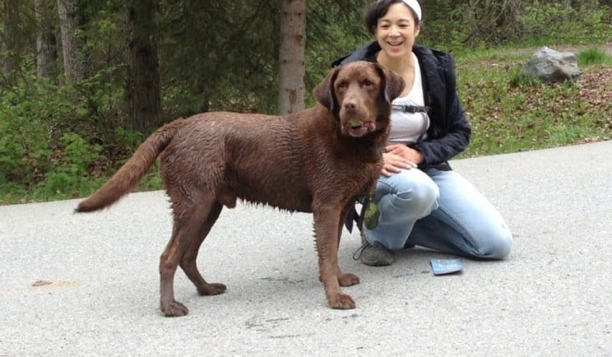 Me with Riley, the best dog ever