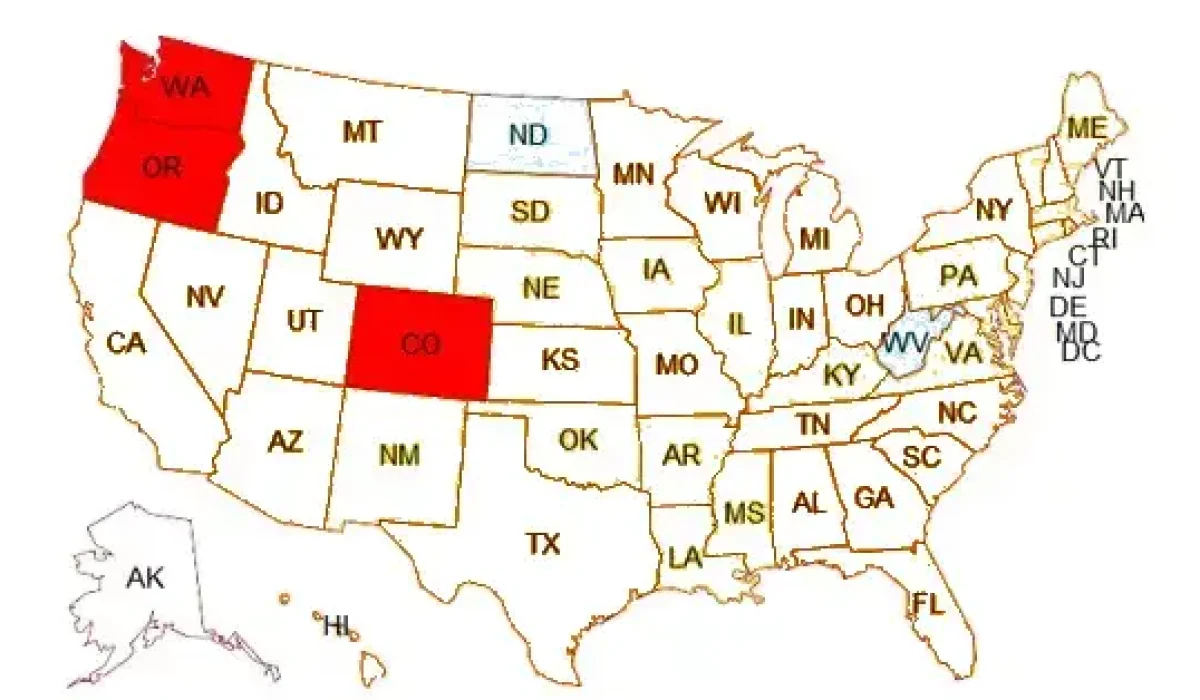 WA OR CO highlighted on map
