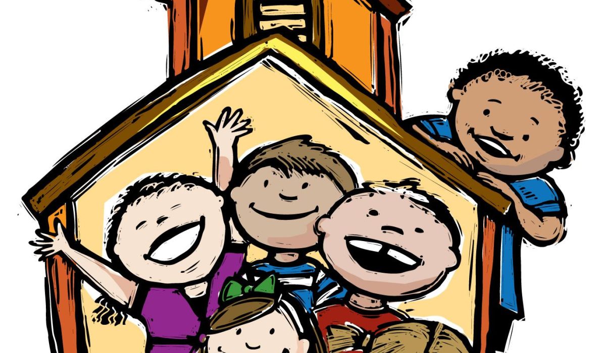 kids in church image